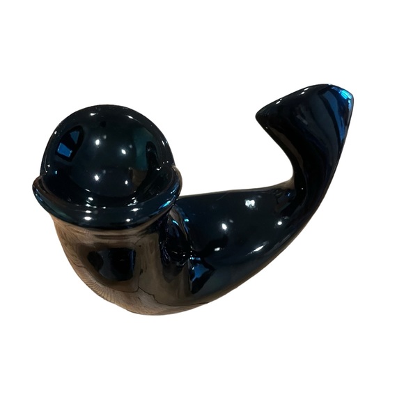 VTG Black Whale Sculpture Vohann Of California Abstract| MCM| Ceramic - Picture 6 of 9